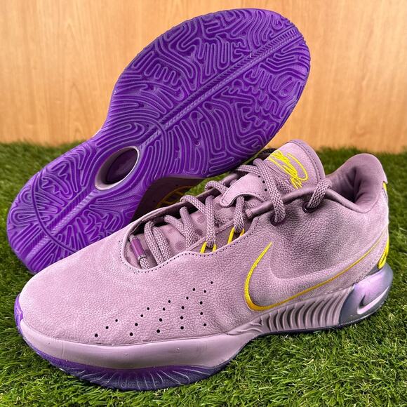 Nike LeBron 21 Purple Rain Basketball Shoes FV2345-500 Men’s Size 9 main image 4